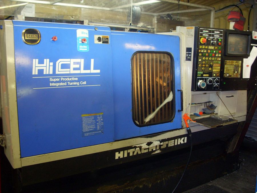 Hitachi Hi-Cell CA23 5 Axis CNC Lathe with Driven Tooling and Milling Facility