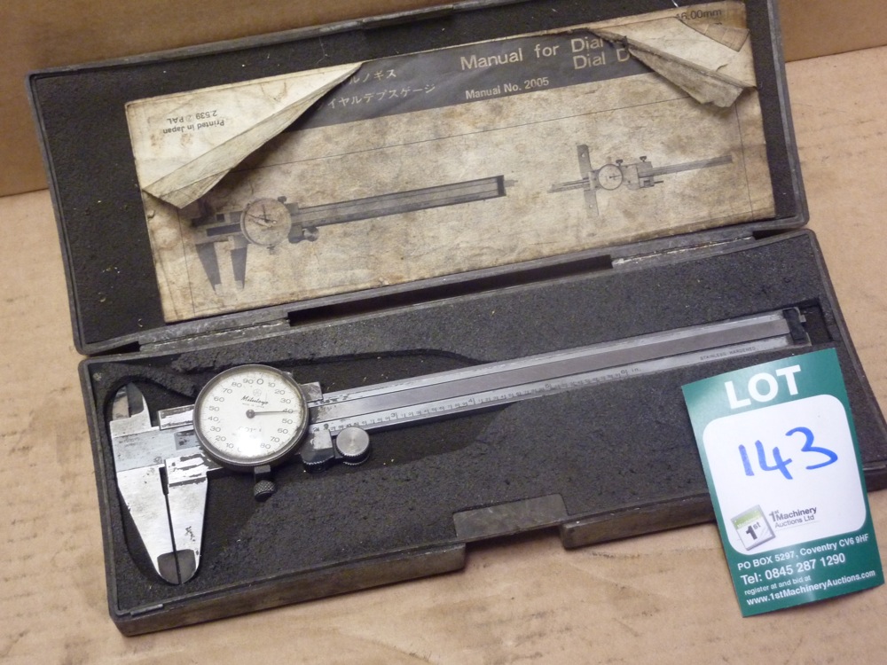 Mitutoyo Dial Caliper .001” - 1st Machinery