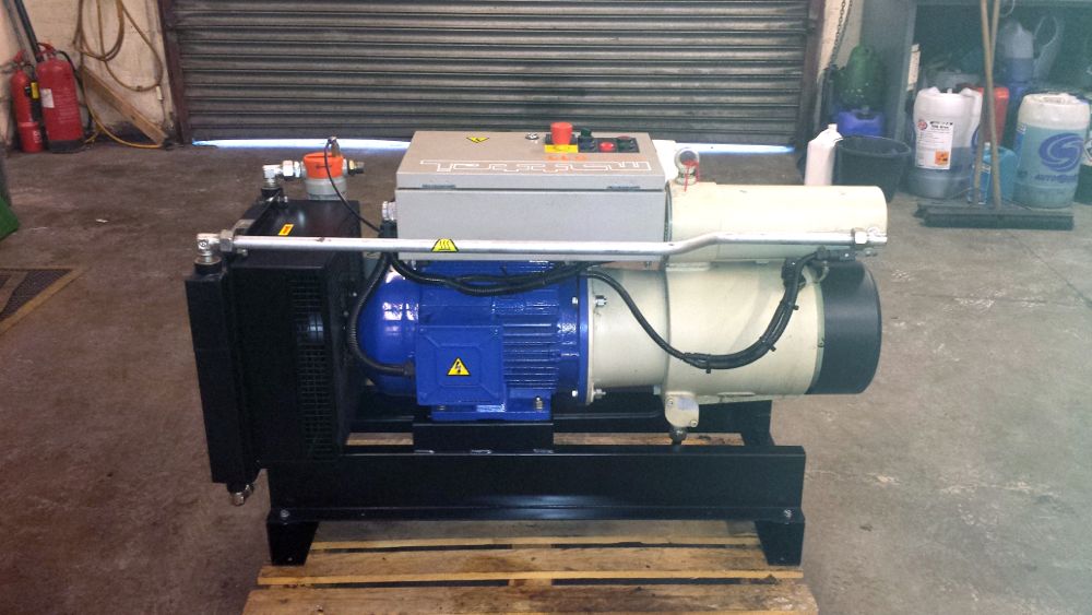 ERC 511L MATTEI Rotary Vane Air Compressor, 15 HP (1) - 1st Machinery
