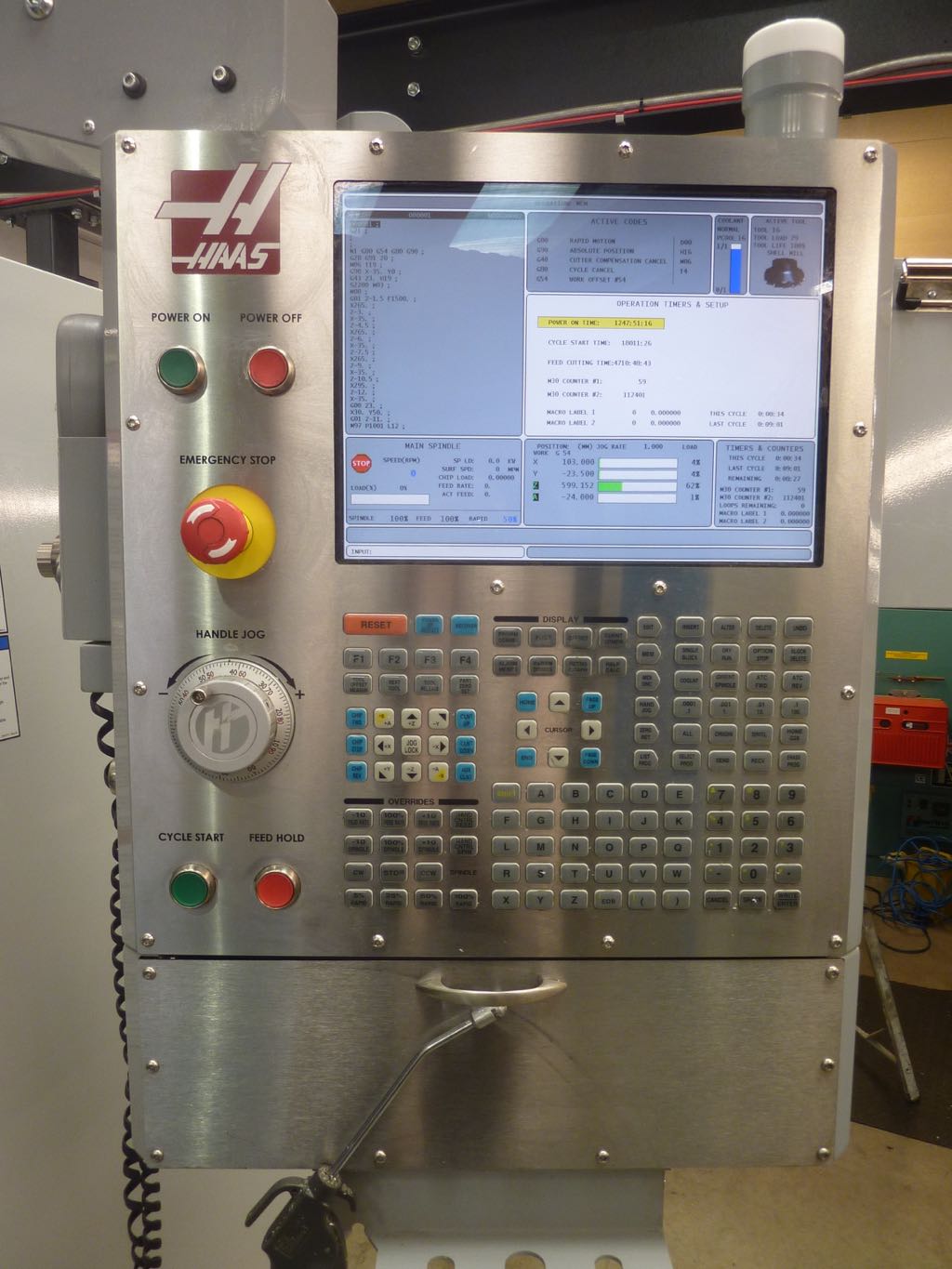 2007 Haas Super VF4 with 4th Axis & Tooling Package - Immaculate