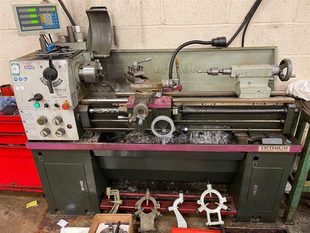 Excel Optimum D330 x 1000mm Centre Lathe 1st Machinery