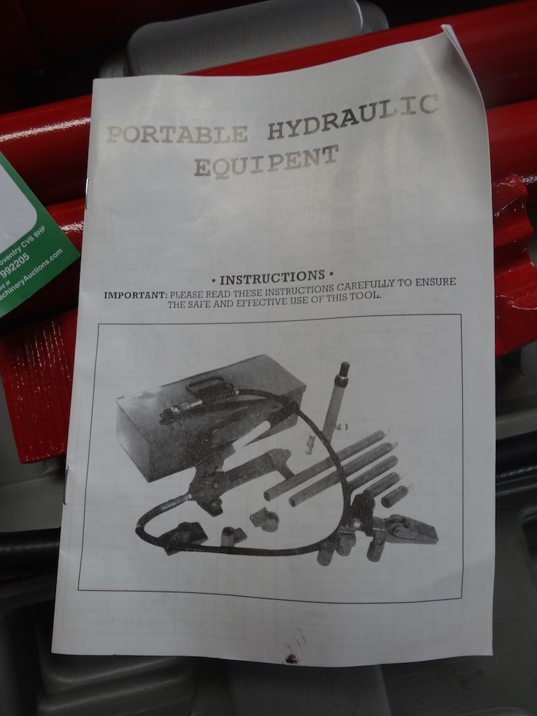 Hydraulic Body Frame Repair Kit - 1st Machinery