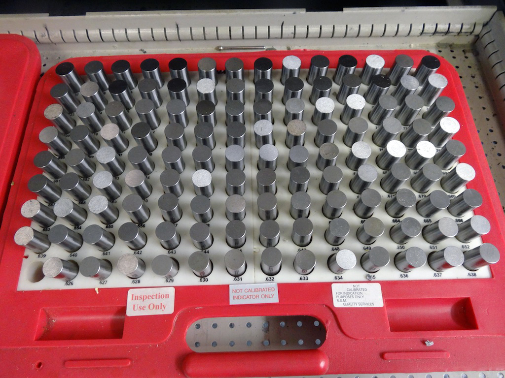 5 Sets of pin Gauges .011 .75" 1st Machinery