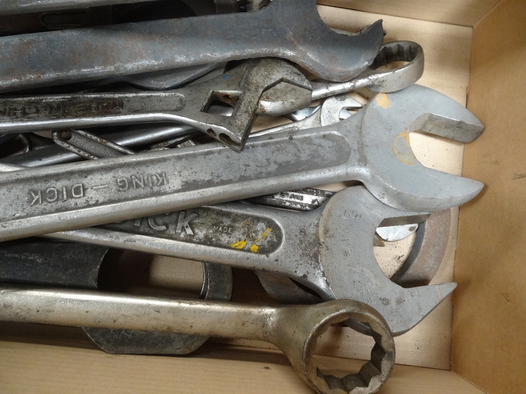 Box of spanners - 1st Machinery