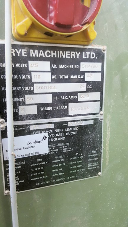 RYE MA2400 CNC Router - 1st Machinery