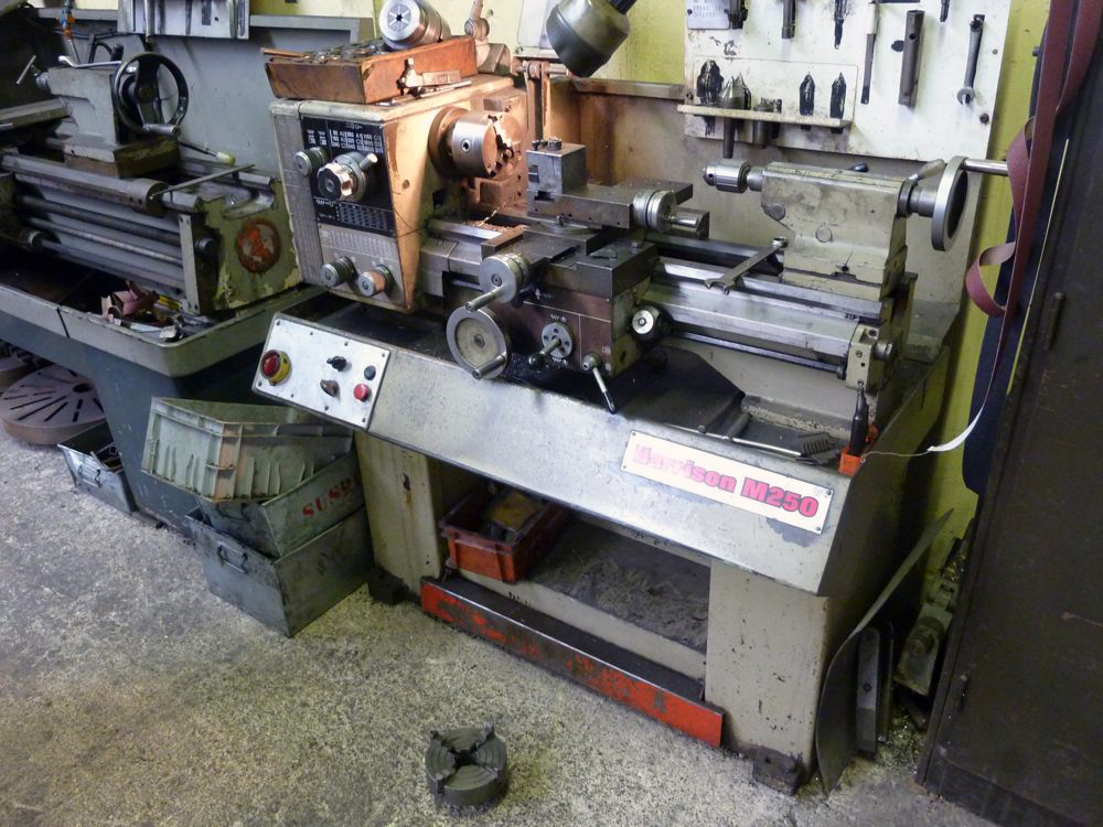 harrison m250 lathe manual machine